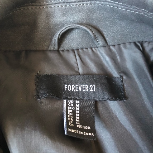 Faux-suede biker jacket - Picture 2 of 2